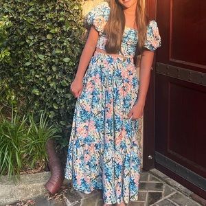 Abercrombie and Fitch floral set top xs bottoms s sold together